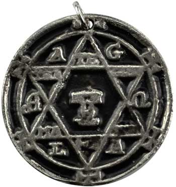 Hexagram of Solomon amulet