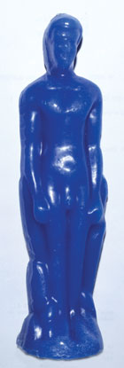 Blue Male candle