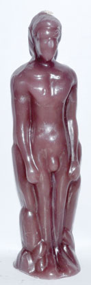 Brown Male candle