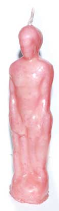 Pink Male candle