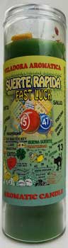 Fast Luck (Suerte Rapida) aromatic jar candle