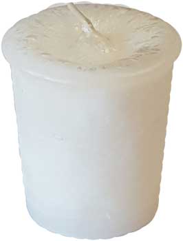 Cleansing Herbal votive - white