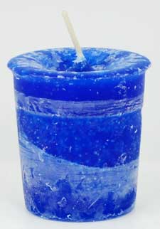 Good Health Herbal votive - blue