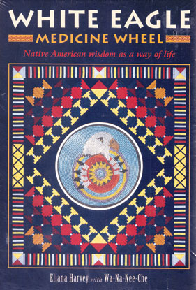 White Eagle Medicine Wheel (dk & bk) by Eliana Harvey