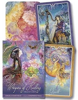 Whispers of Healing oracle cards by Angela Hartfield