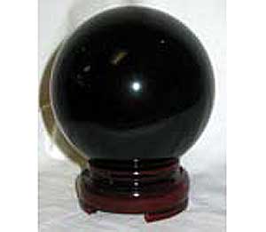 50mm Black crystal ball