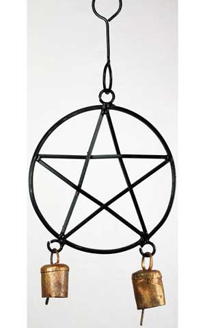 Pentagram wind chime 5"