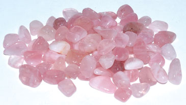 1 lb Rose Quartz tumbled chips 6-8mm