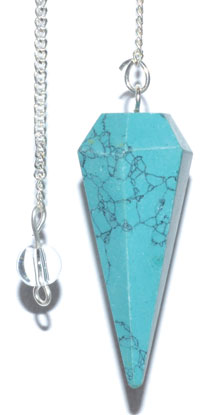 6-sided Turquoise pendulum