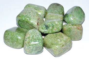 1 lb Grossularite (green garnet) tumbled stones