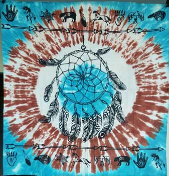 36" x 36" Dreamcatcher altar cloth