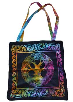 18" x 18" Mandala Tree Tote Bag