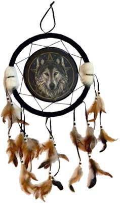 Wolf dream catcher